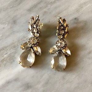 Vintage Jcrew Crystal Earrings